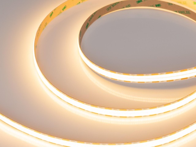 Лента COB-X1088-12mm 24V Warm2700 (22 W/m, IP20, 5m) (Arlight, 5 лет) фото:2