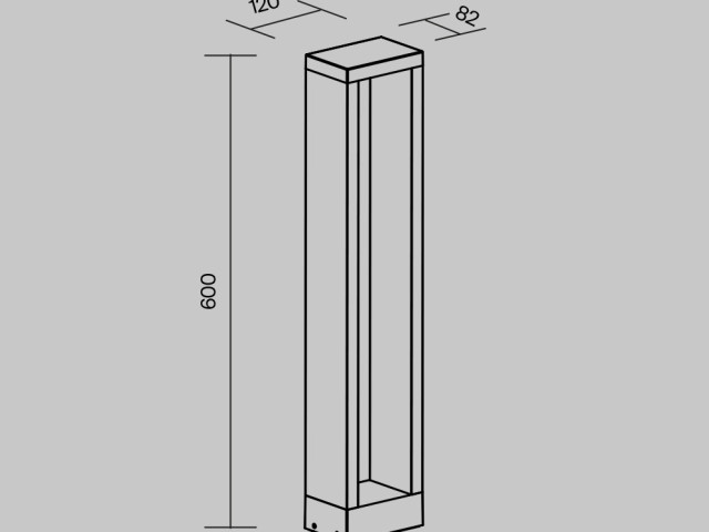 Ландшафтный светильник Outdoor O462FL-L10GF3K фото:2