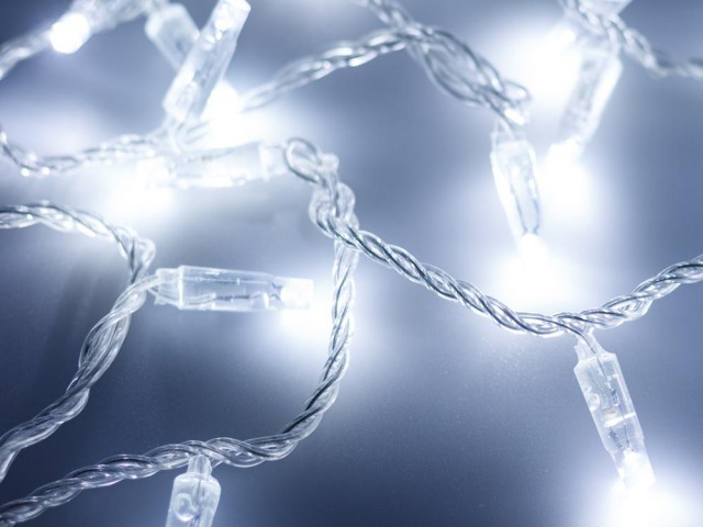 Светодиодная гирлянда ARD-STRING-CLASSIC-10000-CLEAR-100LED-STD WHITE (230V, 7W) (Ardecoled, IP65) фото:4