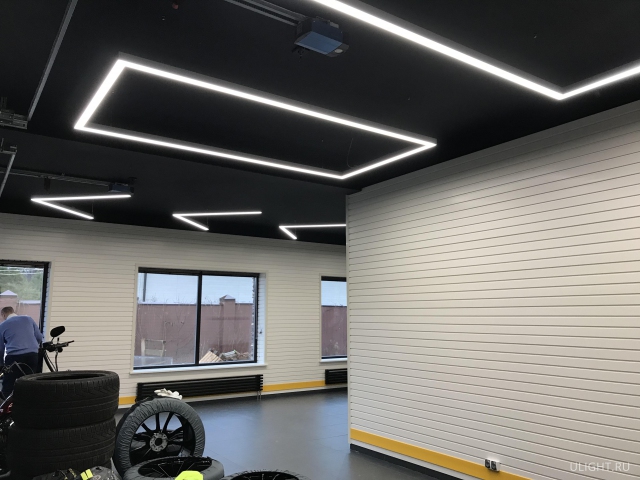 Светильник HOKASU Frame S50 (RAL9003/2498x617mm/LT70 — 3K/130W) фото:28