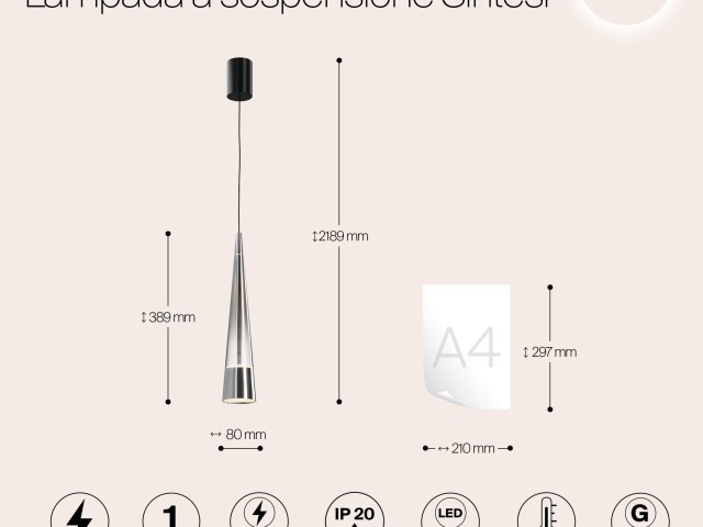 Подвесной светильник Maytoni P090PL-L12CH3K фото:3
