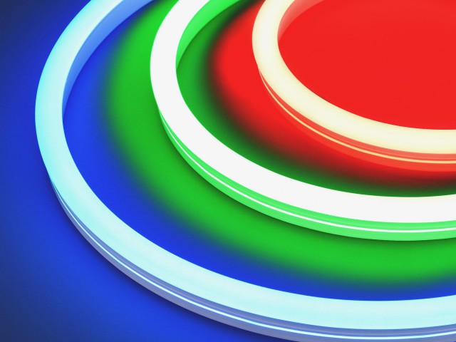 Лента герметичная MOONLIGHT-SIDE-B84-12x24mm 24V RGB (12 W/m, IP68, 5m, wire x2) (Arlight, Вывод прямой, 3 года) фото:2