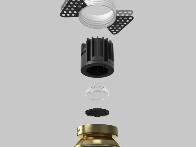 Встраиваемый светильник Technical DL058-7W3K-TRS-BS фото:8