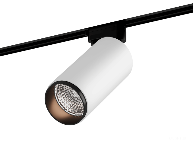 Трековый светильник HOKASU Tube Zoom TR4 (85-160/ral9003 – 20w/4090/12-50deg) фото:1