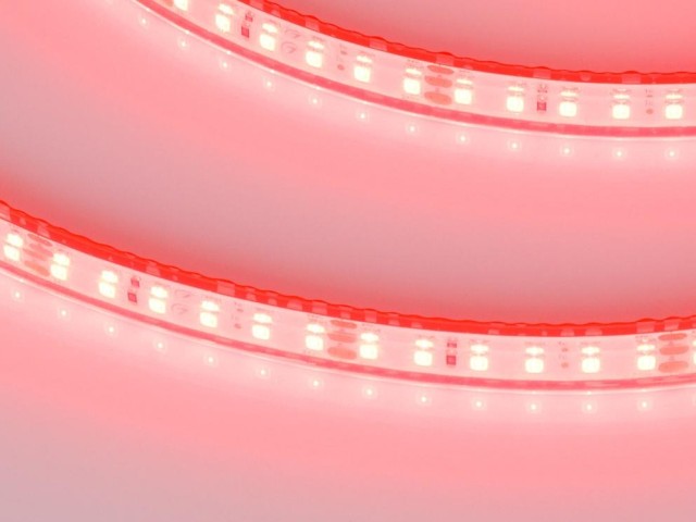 Лента герметичная RTW-PFS-A120-11mm 24V Red (9.6 W/m, IP68, 2835 5m) (Arlight, -) фото:2