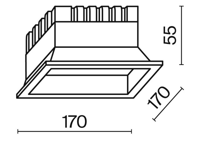 Встраиваемый светильник Technical DL056-24W3K-W фото:10