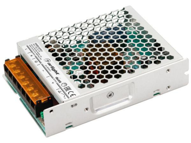 Блок питания ARS-100-24-FA (24V, 4.5A, 108W) (Arlight, IP20 Сетка, 3 года) фото:2