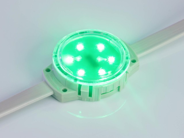Модуль управляемый SOLEX-DMX-3535-6-24V RGB 120deg (D40x16mm, 1.5W, IP67) (Arlight, Пластик, 3 года) фото:5
