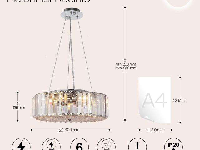 Потолочный светильник Maytoni MOD080CL-06CH фото:7