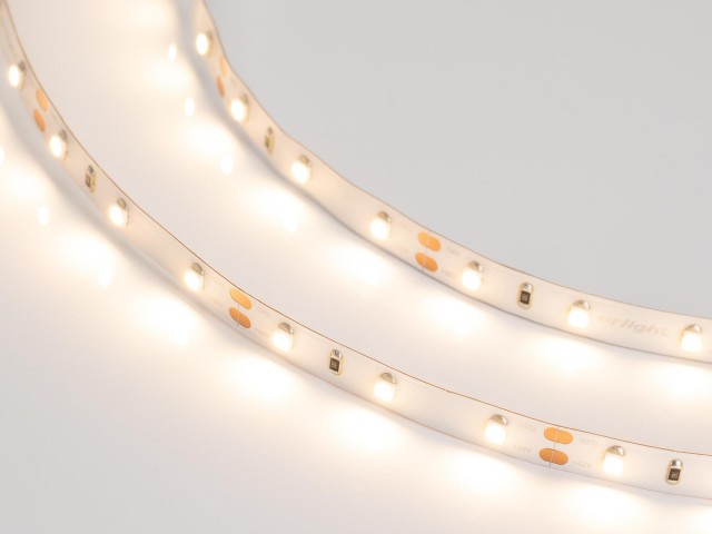 Лента RT 2-5000 12V Warm2700 (3528, 300 LED, LUX) (Arlight, 4.8 Вт/м, IP20) фото:7