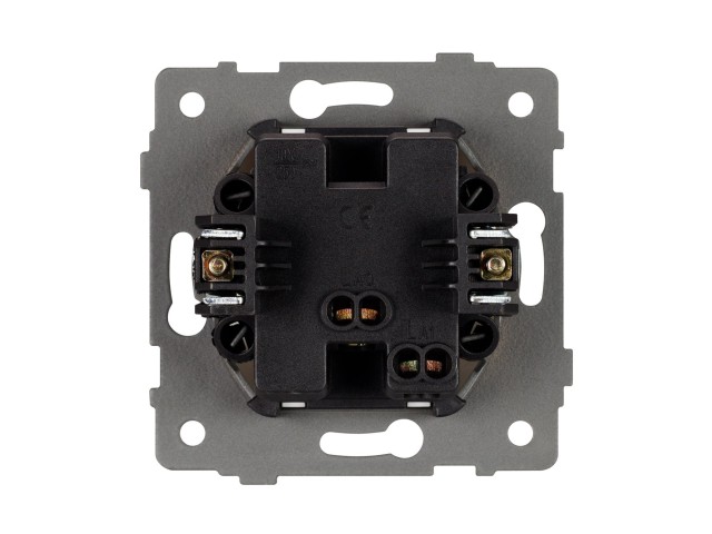 Механизм выключателя одноклавишный самовозвратный SWT-MKR1-PL-WH-V (250V, 10A) (Arlight, -) фото:4