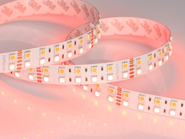 Лента RT 2-5000 24V RGB-Day 2x2 (5060, 720 LED, LUX) (Arlight, 32 Вт/м, IP20) фото:5
