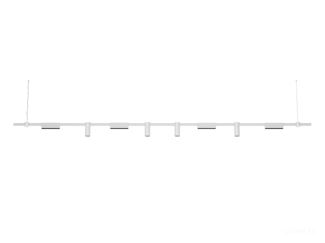 Подвесной светильник HOKASU PL10 (RAL9003/3000mm – 190mm/40deg – D55/140mm – 3K/54W) фото:1