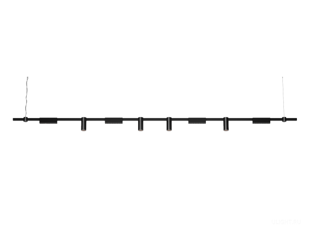 Подвесной светильник HOKASU PL10 (RAL9005/3000mm – 190mm/40deg – D55/140mm – 3K/54W) фото:1