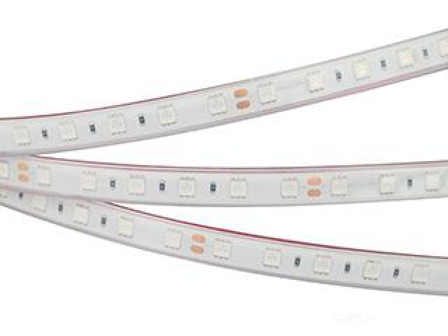 Лента RTW 2-5000PGS 24V Yellow 2x (5060, 300 LED, LUX) (Arlight, 14.4 Вт/м, IP67) фото:10