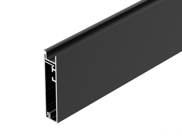 Профиль PLINTUS-H55-2000 BLACK (Arlight, Алюминий) фото:5