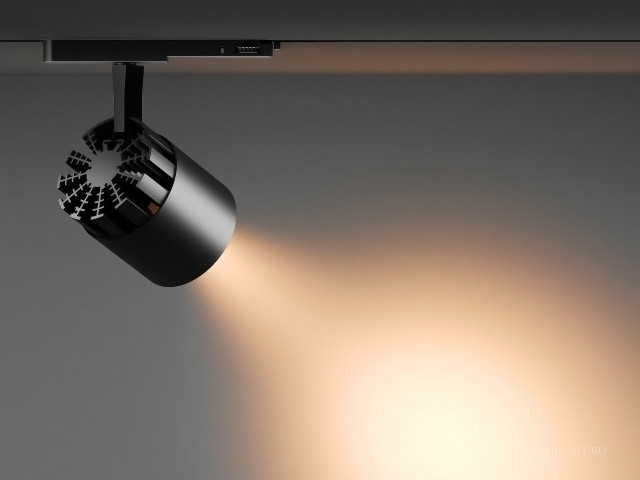 Трековый светильник HOKASU HS80 TR4 (RAL9005/60deg — 5K/10-30W/CRI90) фото:6