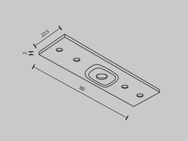 Комплектующие для накладной трековой системы Technical TRA034C-21W фото:7