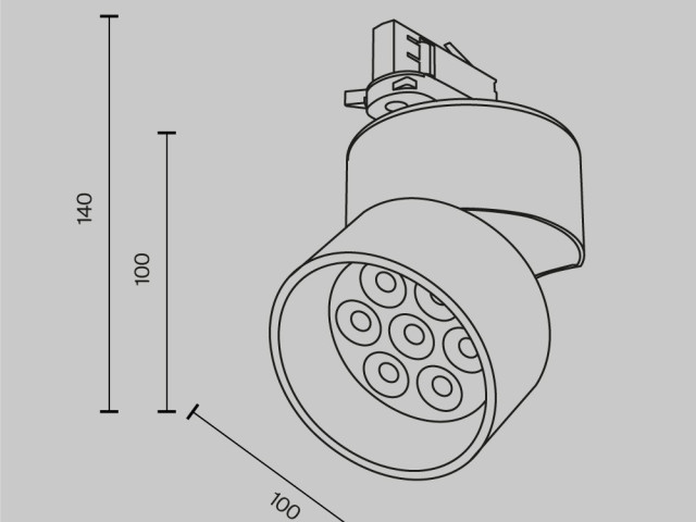 Трековый светильник Technical TR199-3-15W2.7K-M-W фото:2
