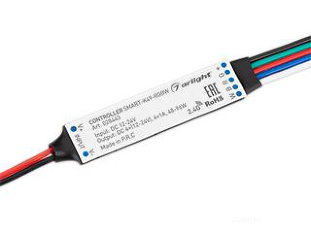Контроллер SMART-K49-RGBW (12-24V, 4x1A, 2.4G) (Arlight, IP20 Пластик, 5 лет) фото:2