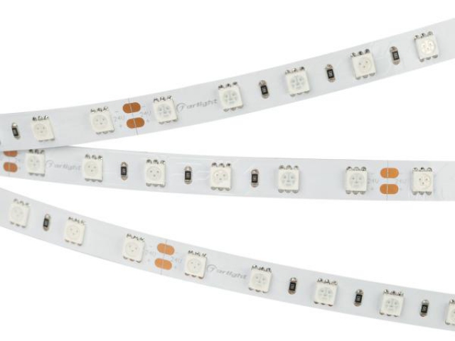 Лента RT-B60-10mm 24V Orange (14.4 W/m, IP20, 5060, 5m) (Arlight, 14.4 Вт/м, IP20) фото:5
