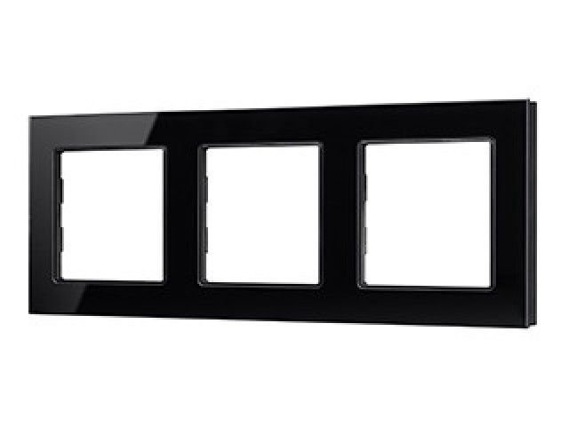 Рамка стеклянная FRM-GLARE-GS-3-BK (Arlight, -) фото:5