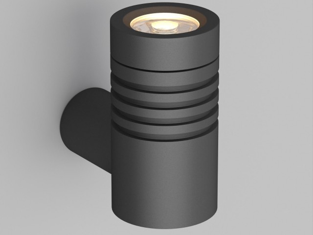 Светильник KT-RAY-WALL-R46-3W Warm3000 (GR, 24 deg, 24V) (Arlight, IP65 Металл, 3 года) фото:6