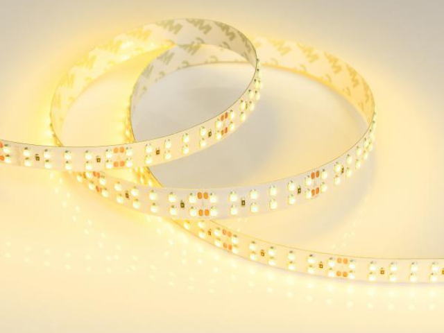 Лента RT 2-5000 24V Yellow 2x2 (3528, 1200 LED, LUX) (Arlight, 19.2 Вт/м, IP20) фото:12