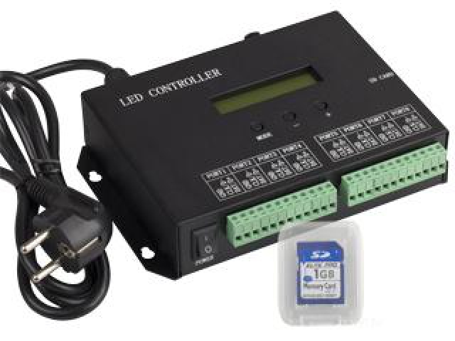 Контроллер HX-803SA DMX (8192 pix, 220V, SD-карта) (Arlight, -) фото:1