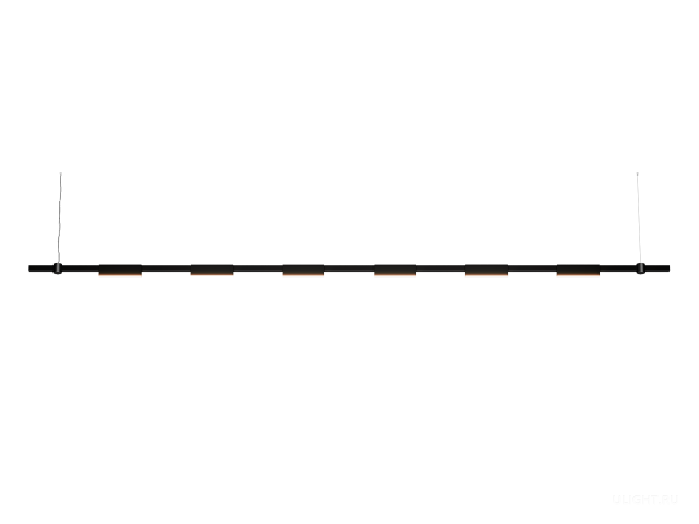 Подвесной светильник HOKASU PL11 (RAL9005/3000mm – 200mm/LT70/4K/36W/120deg) фото:1