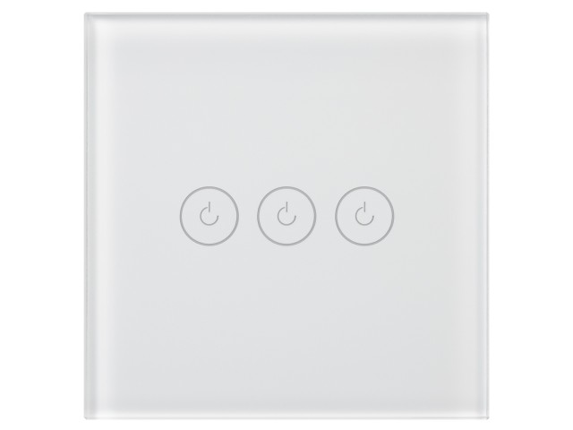 Выключатель сенсорный SWT-OMALI-S03-ZB-WH (250V, 10A, Zigbee) (Arlight, Стекло) фото:4