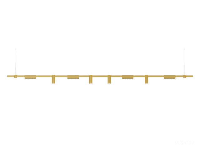 Подвесной светильник HOKASU PL10 (GOLD/3000mm – 190mm/40deg – D55/140mm – 4K/54W) фото:1