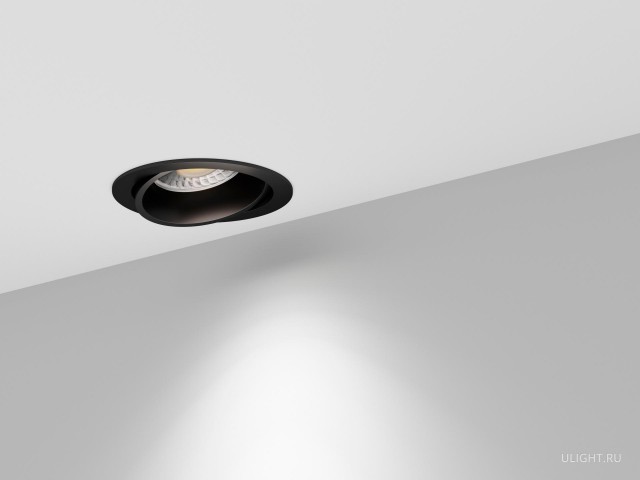 Светильник HOKASU DOT Spin noPS (RAL9005/24deg — 2.7K/10W/CRI90) фото:1