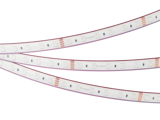 Лента герметичная RTW-PFS-B60-13mm 24V RGB (14.4 W/m, IP68, 5060, 5m) (Arlight, 14.4 Вт/м, IP68) фото:8