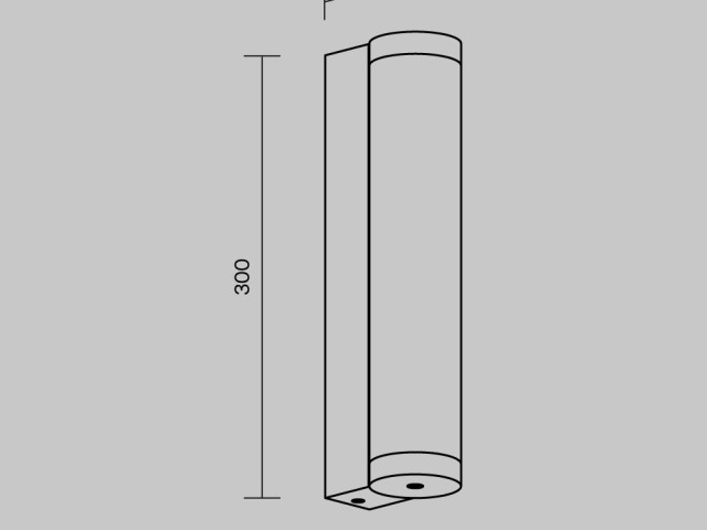 Уличный настенный светильник Outdoor O482WL-L12B3K фото:1