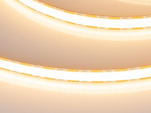 Лента COB-X1088-12mm 24V Warm2700 (22 W/m, IP20, 5m) (Arlight, 5 лет) фото:1