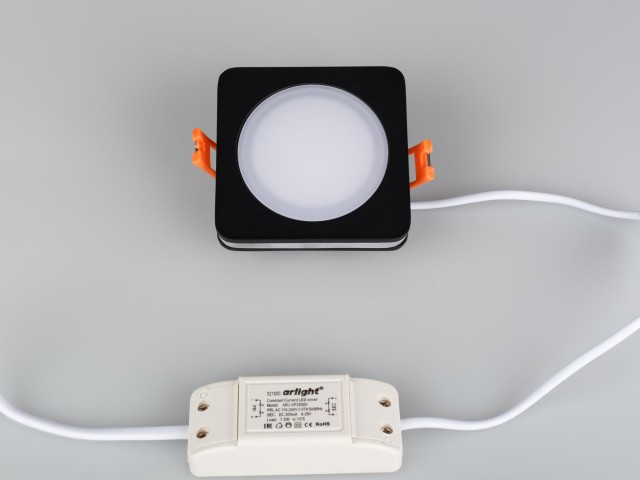Светодиодная панель LTD-80x80SOL-BK-5W Day White (Arlight, IP44 Пластик, 3 года) фото:1