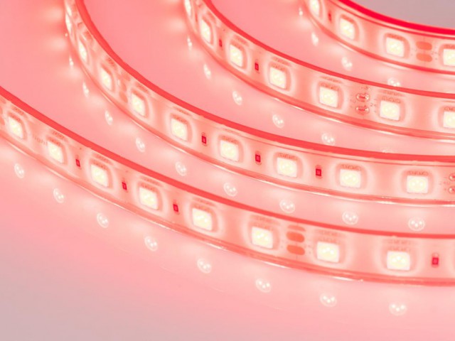 Лента герметичная RTW-PFS-B60-13mm 24V Red (14.4 W/m, IP68, 5060, 5m) (Arlight, 14.4 Вт/м, IP68) фото:5