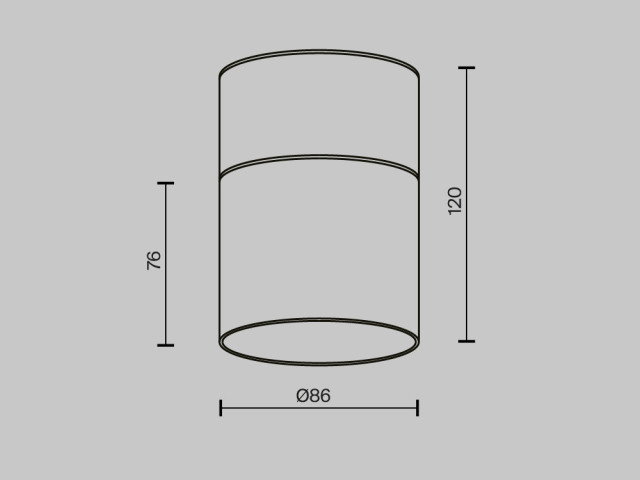 Потолочный светильник Technical C094CL-GX53-W фото:1