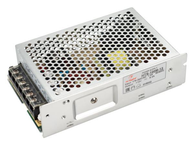 Блок питания HTS-100M-12 (12V, 8.3A, 100W) (Arlight, IP20 Сетка, 3 года) фото:3