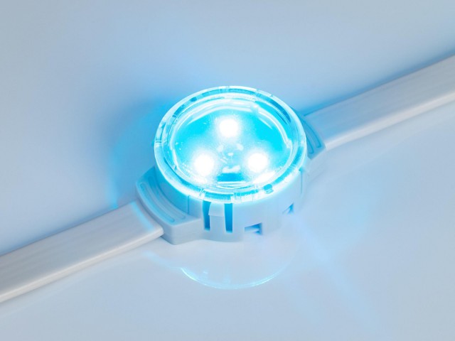 Модуль управляемый SOLEX-SPI-3535-3-12V RGB 120deg (D30x16mm, 0.75W, IP67) (Arlight, Пластик, 3 года) фото:3
