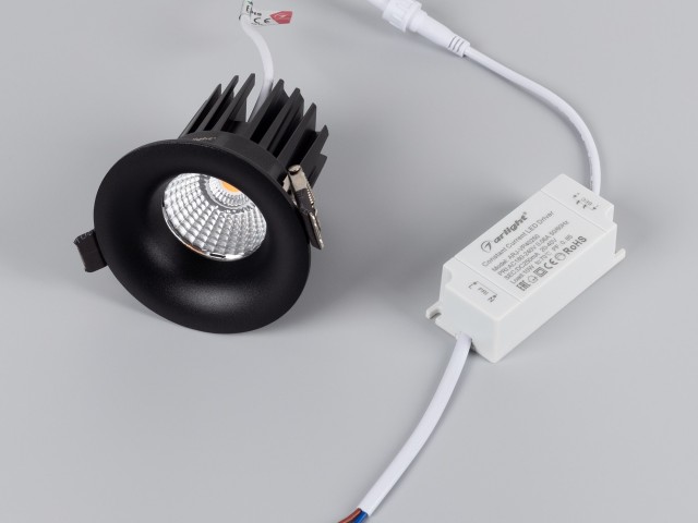 Светильник MS-FOGGY-BUILT-R86-10W Warm3000 (BK, 60 deg, 230V) (Arlight, IP54 Металл, 5 лет) фото:3
