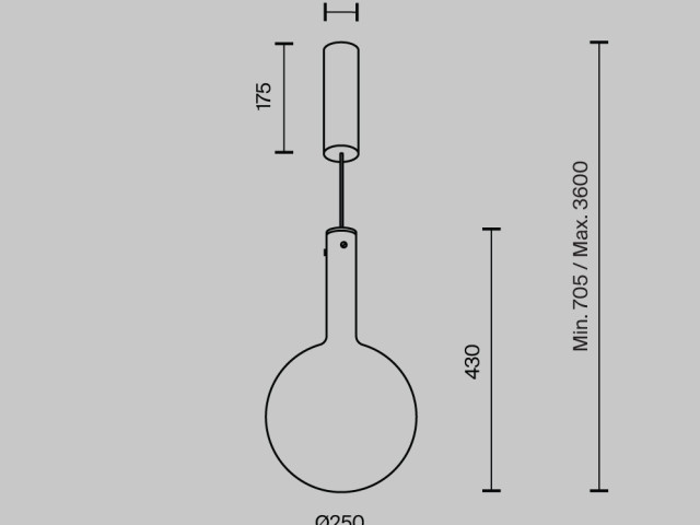 Подвесной светильник Maytoni MOD182PL-L6B3K фото:18