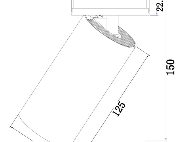 Потолочный светильник Technical C057CL-L12W4K фото:1