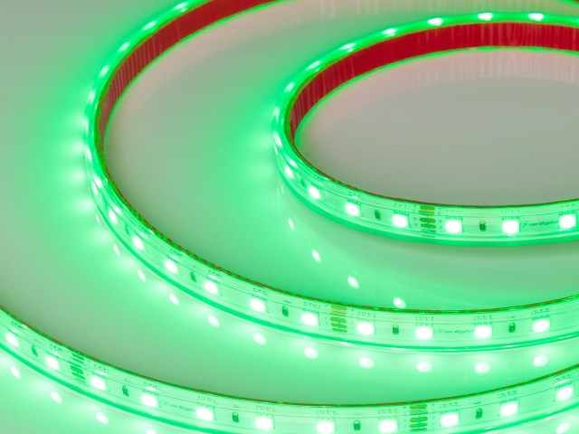 Лента герметичная RTW-PS-B60-12mm 24V RGB (14.4 W/m, IP67, 5060, 50m) (Arlight, 14.4 Вт/м, IP67) фото:10
