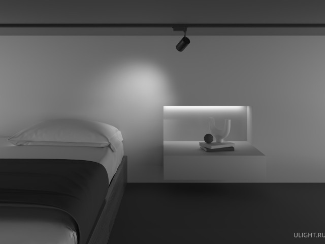 Трековый светильник Technical TR003-1-6W3K-M-B фото:1