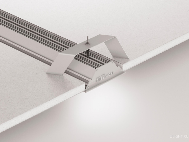Линейный светильник HOKASU 100/40 IN noPS (Anod/2500mm/LT70 — 3K/55W) фото:6