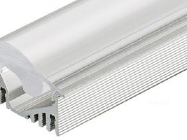 Профиль с экраном ALU-ASYMETRIC-2000 ANOD+FROST LENS (Arlight, Алюминий) фото:4
