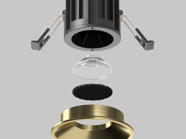 Встраиваемый светильник Technical DL058-12W3K-BS фото:7