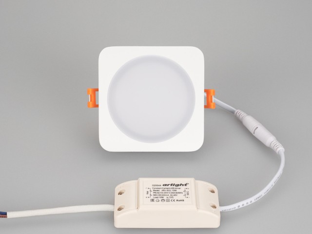 Светодиодная панель LTD-96x96SOL-10W Warm White 3000K (Arlight, IP44 Пластик, 3 года) фото:9